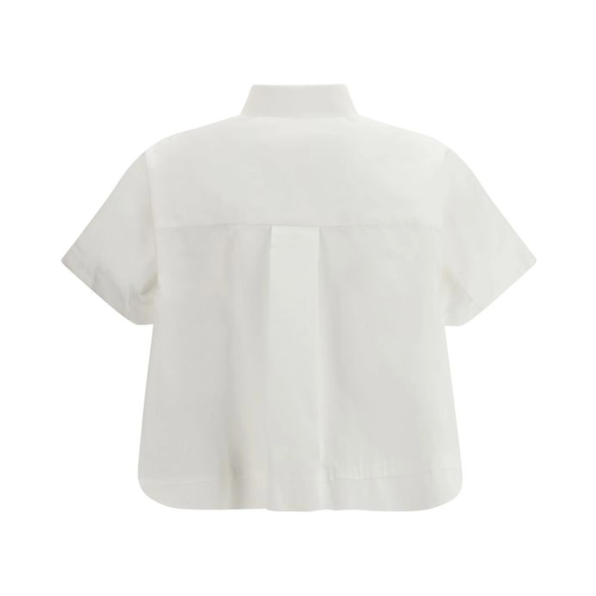 White Cotton Shortsleeve Shirt