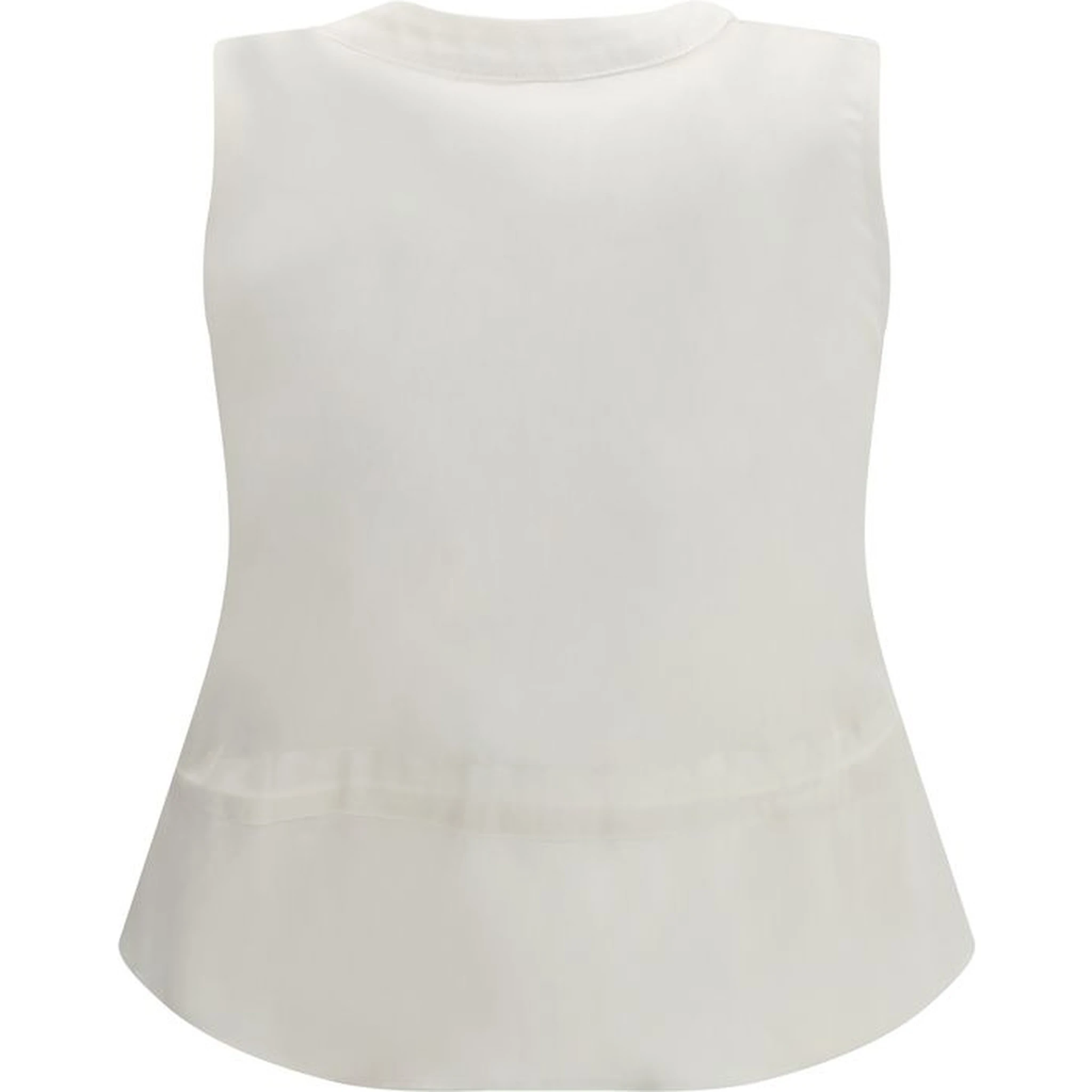 White Cotton Waistcoat