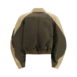 Bicolor Cotton Bomber