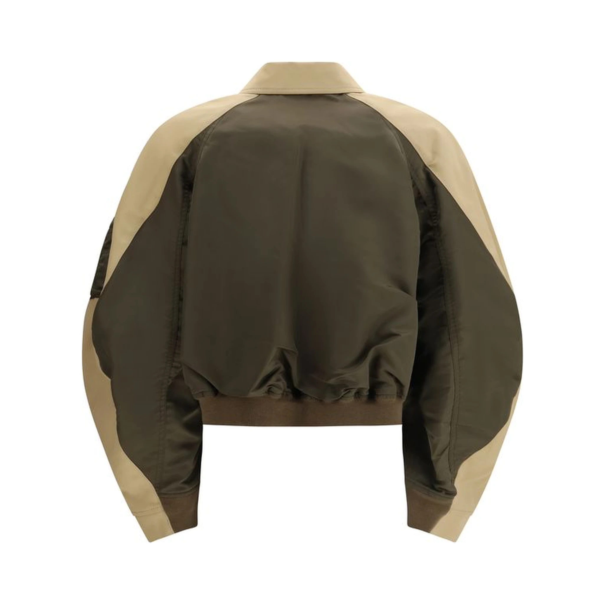 Bicolor Cotton Bomber