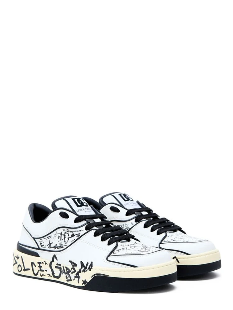 White Leather Low Top Sneakers alternative