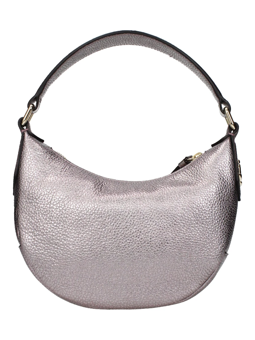 حقيبة يد جلدية وردية