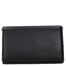 حقيبة يد جلدية سوداء