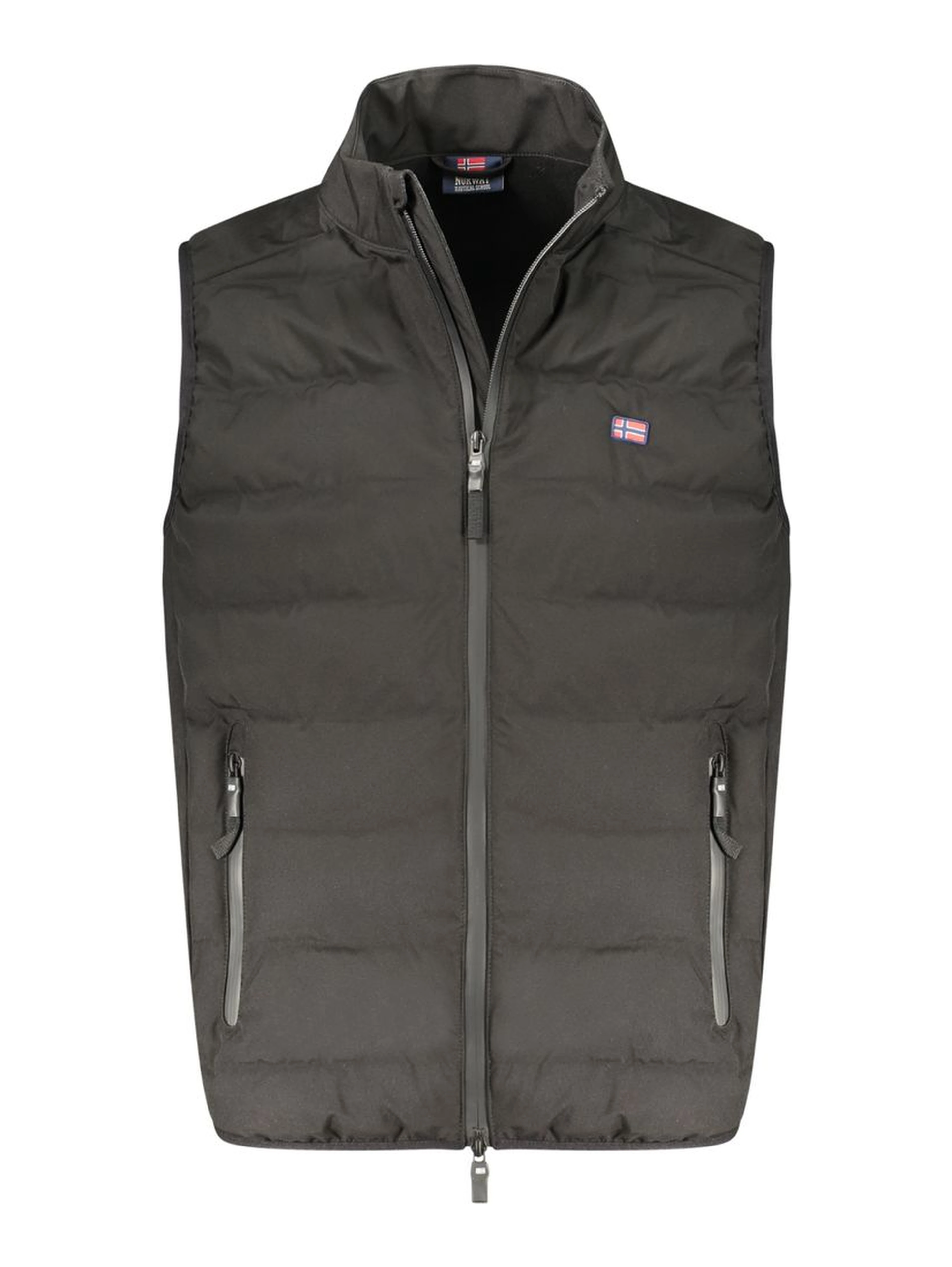 Black Polyester Men's Vest