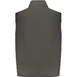 Black Polyester Men's Vest