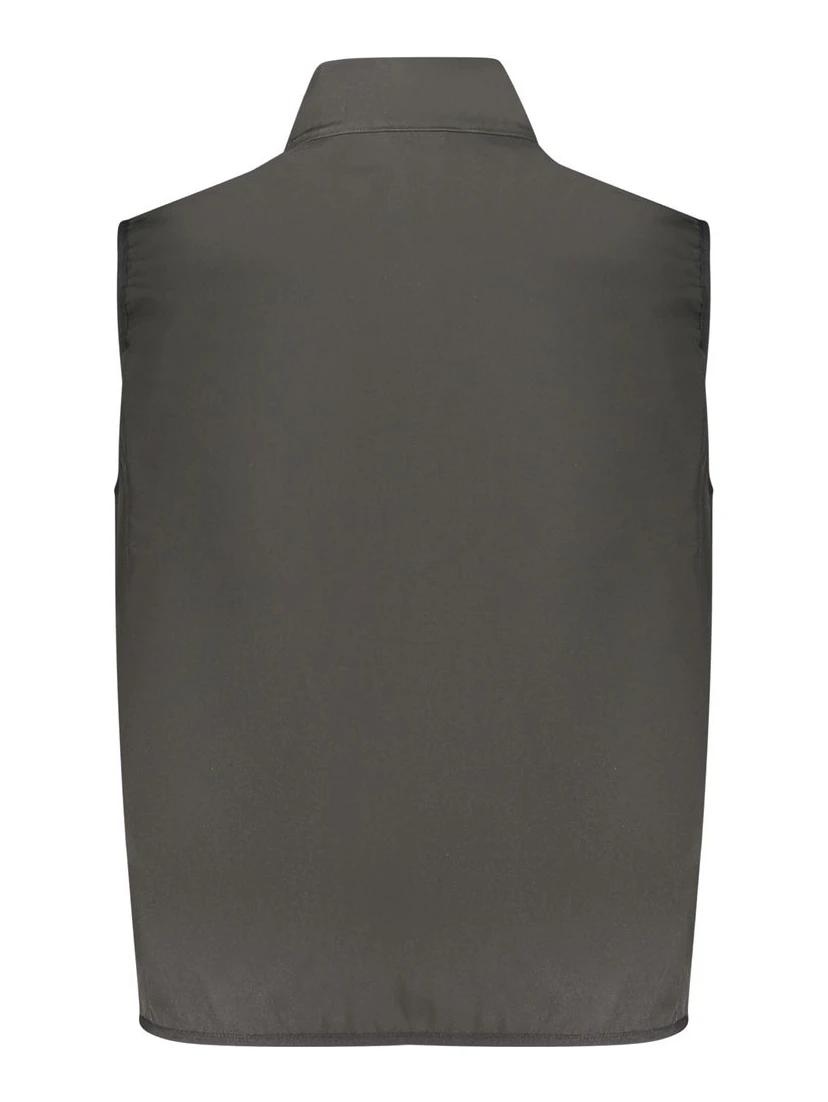 Black Polyester Men's Vest