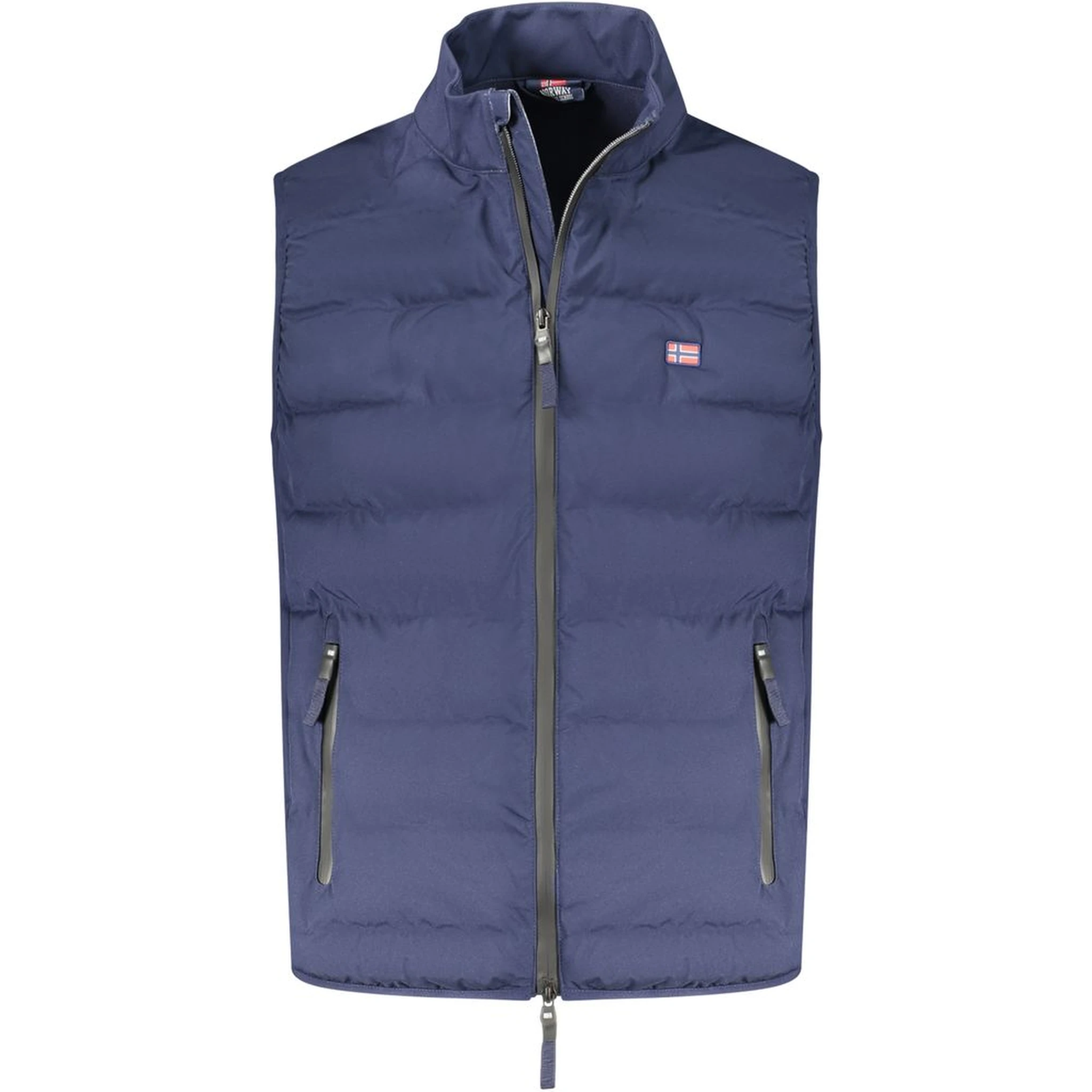Blu Polyester Men's Vest