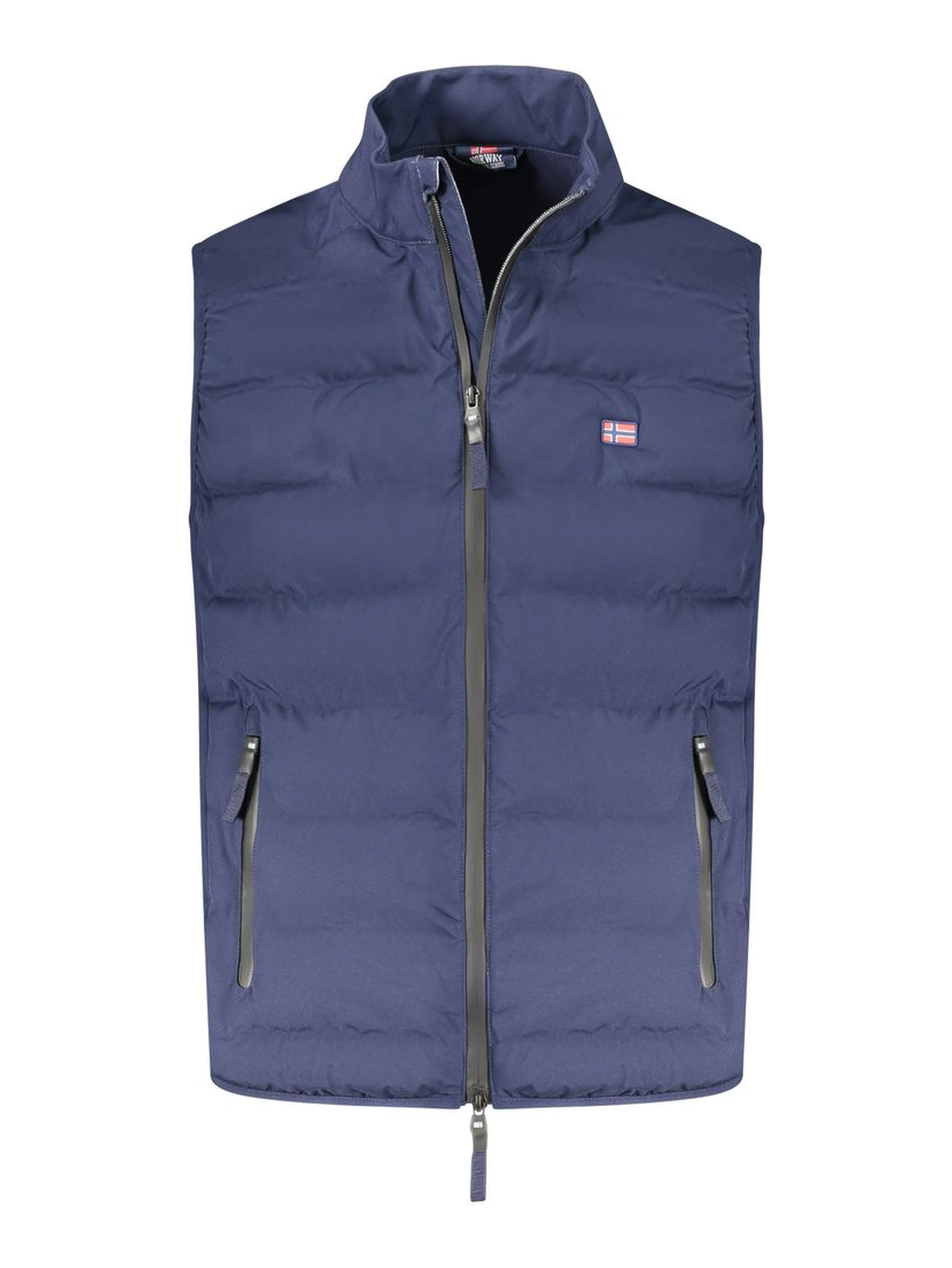 Blu Polyester Men's Vest