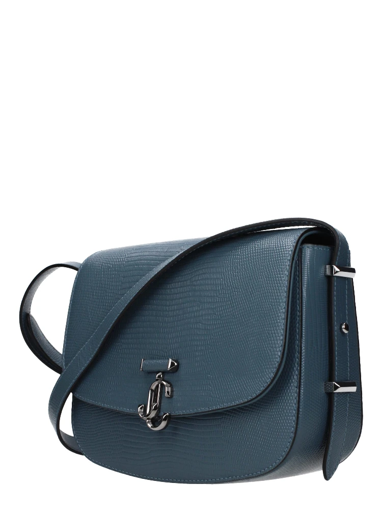 حقيبة كروسبودي من الجلد الأزرق alternative