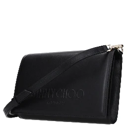 حقيبة يد جلدية سوداء