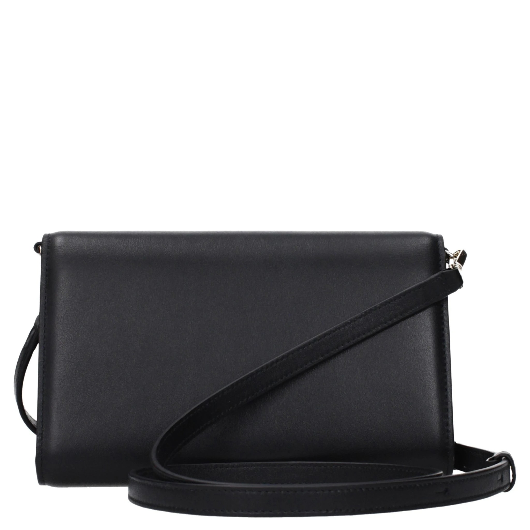 حقيبة يد جلدية سوداء