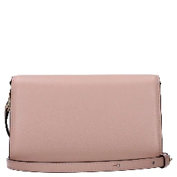 حقيبة يد جلدية وردية