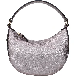 حقيبة يد جلدية وردية