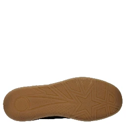 Black Fabric Low Top Sneakers