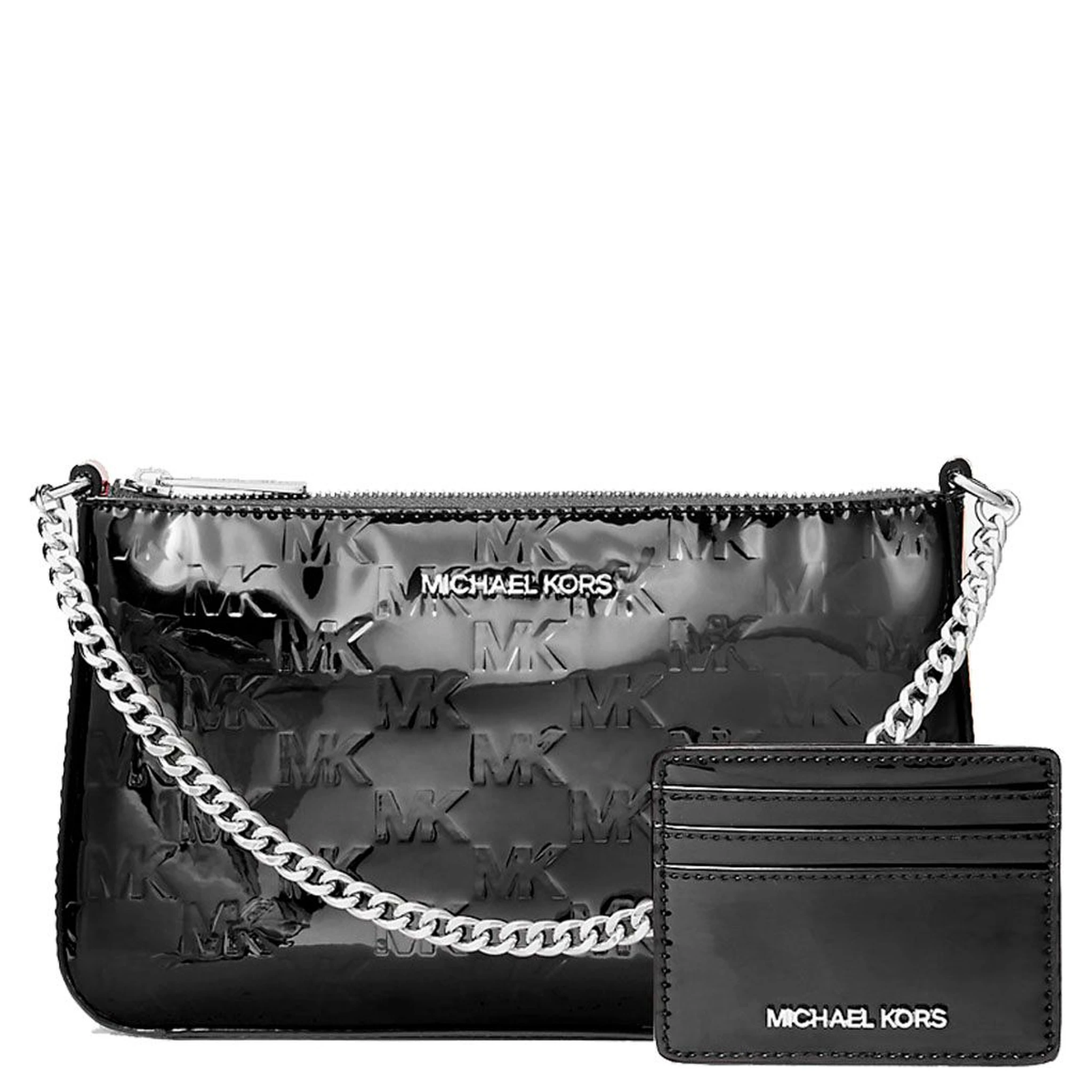 Black Canvas Clutch Bag