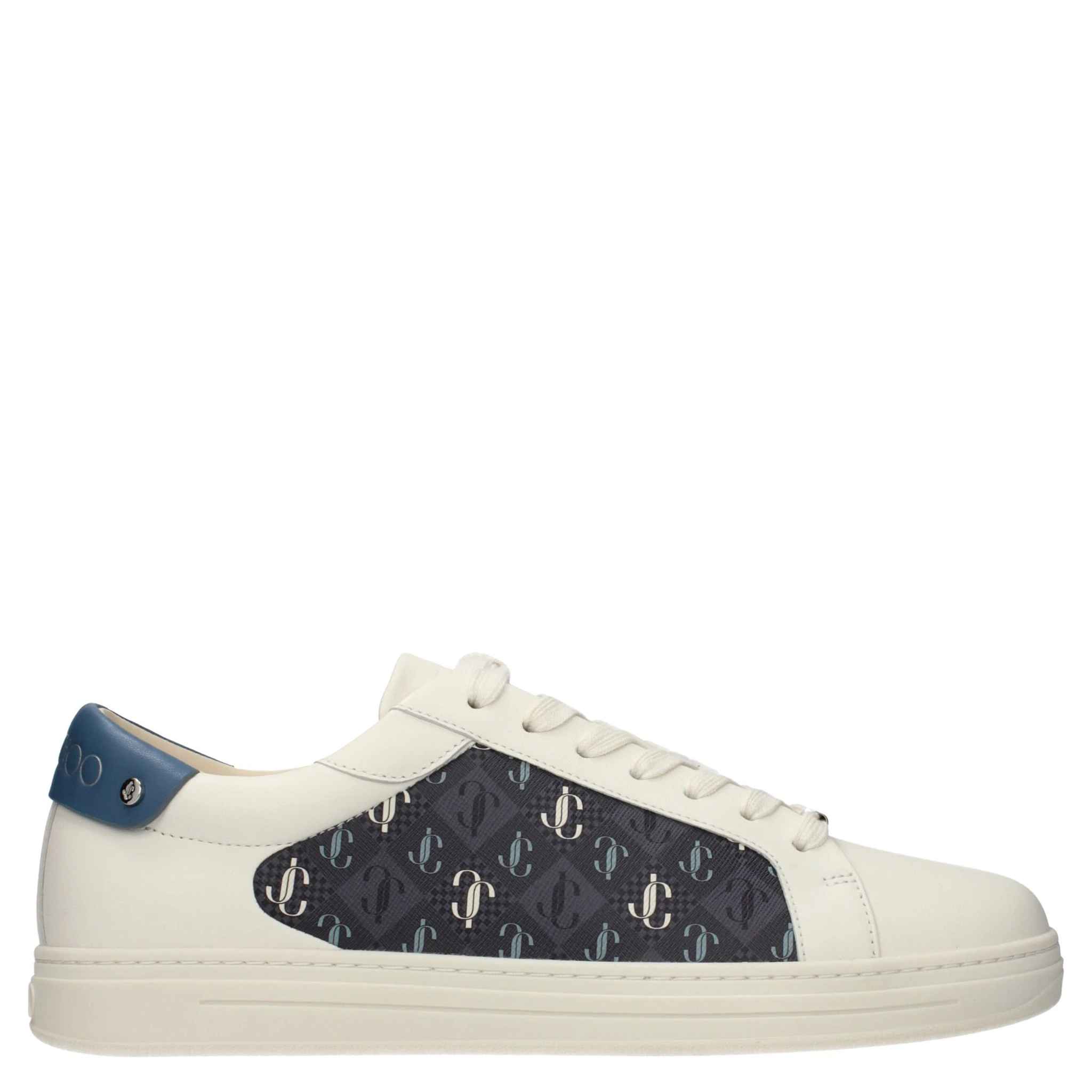 Beige Leather Low Top Sneakers