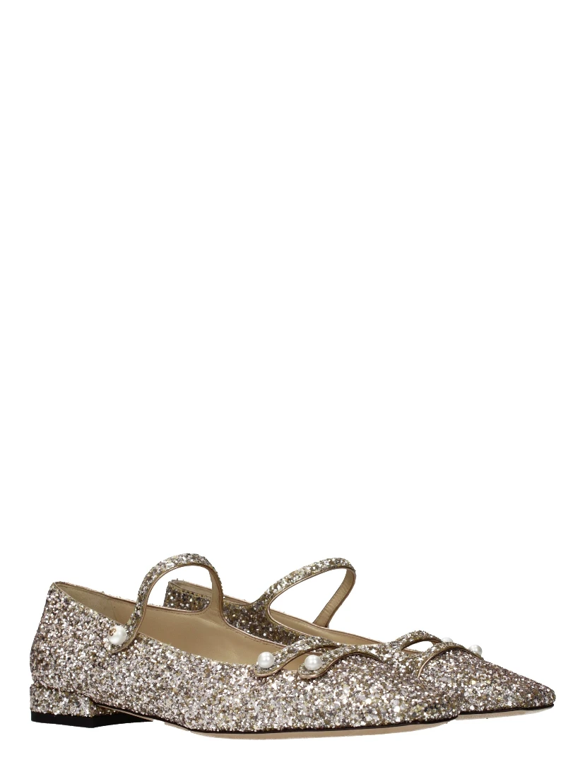 حذاء باليه بلاستيكي وردي