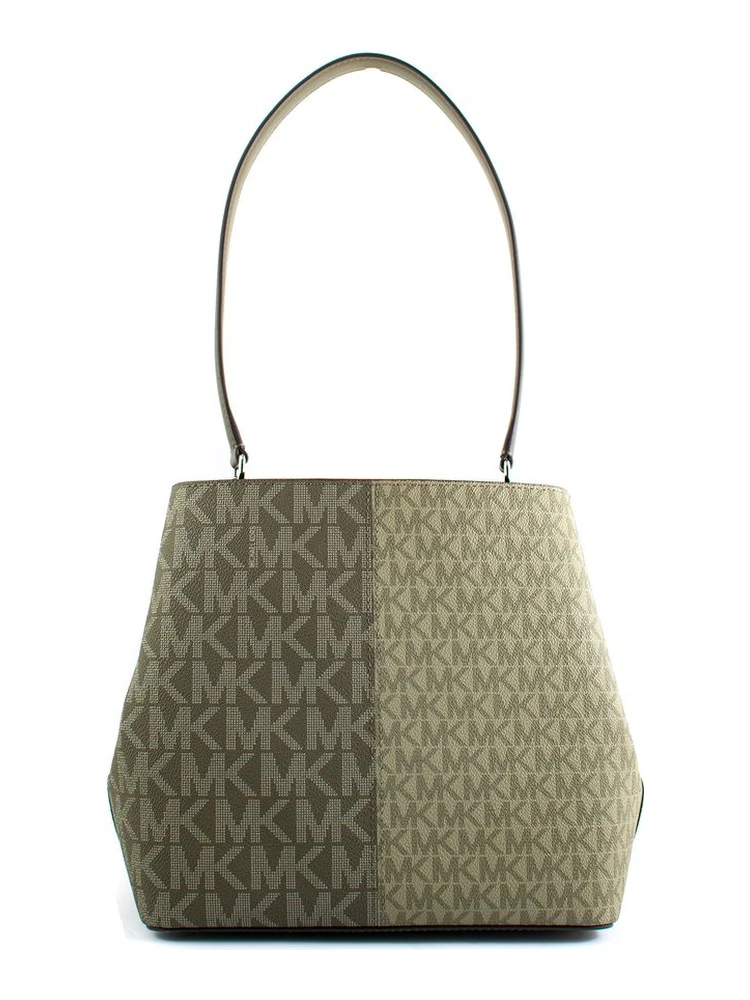 Bicolor Canvas Shoulder Bag alternative