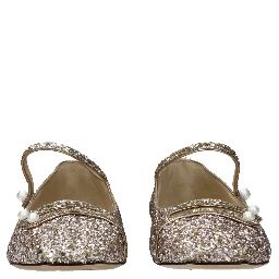 حذاء باليه بلاستيكي وردي