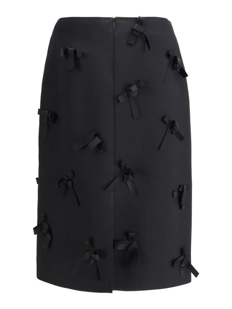 Black Acetate Midi Skirt alternative