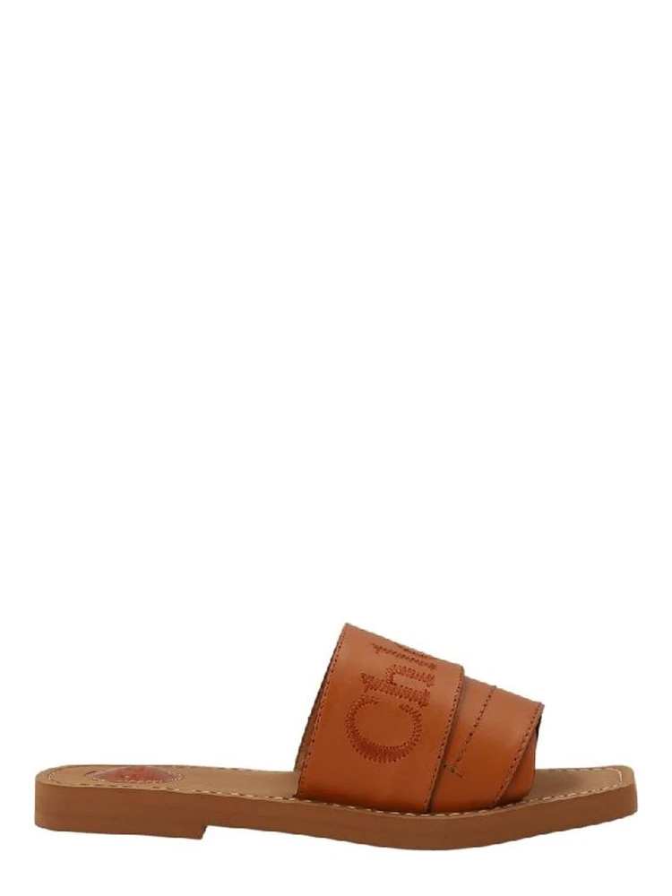 Brown Calfskin Sandals