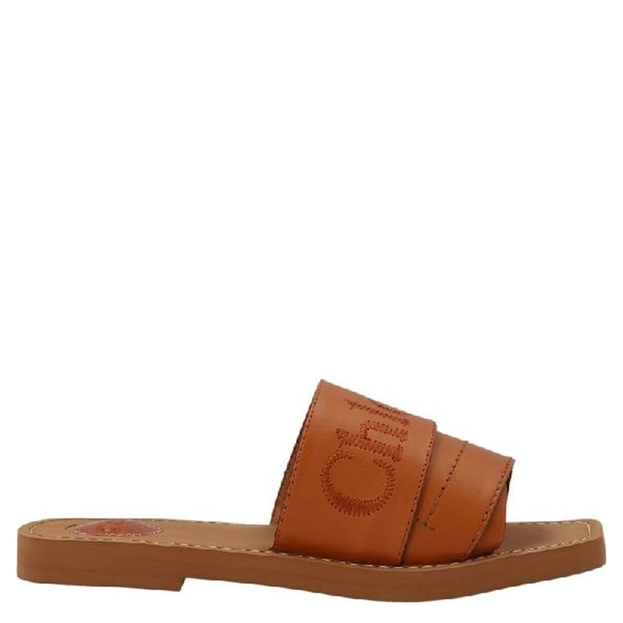 Brown Calfskin Sandals
