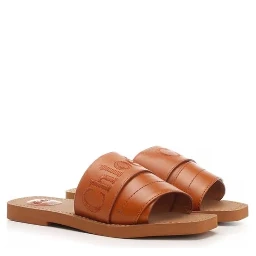 Brown Calfskin Sandals