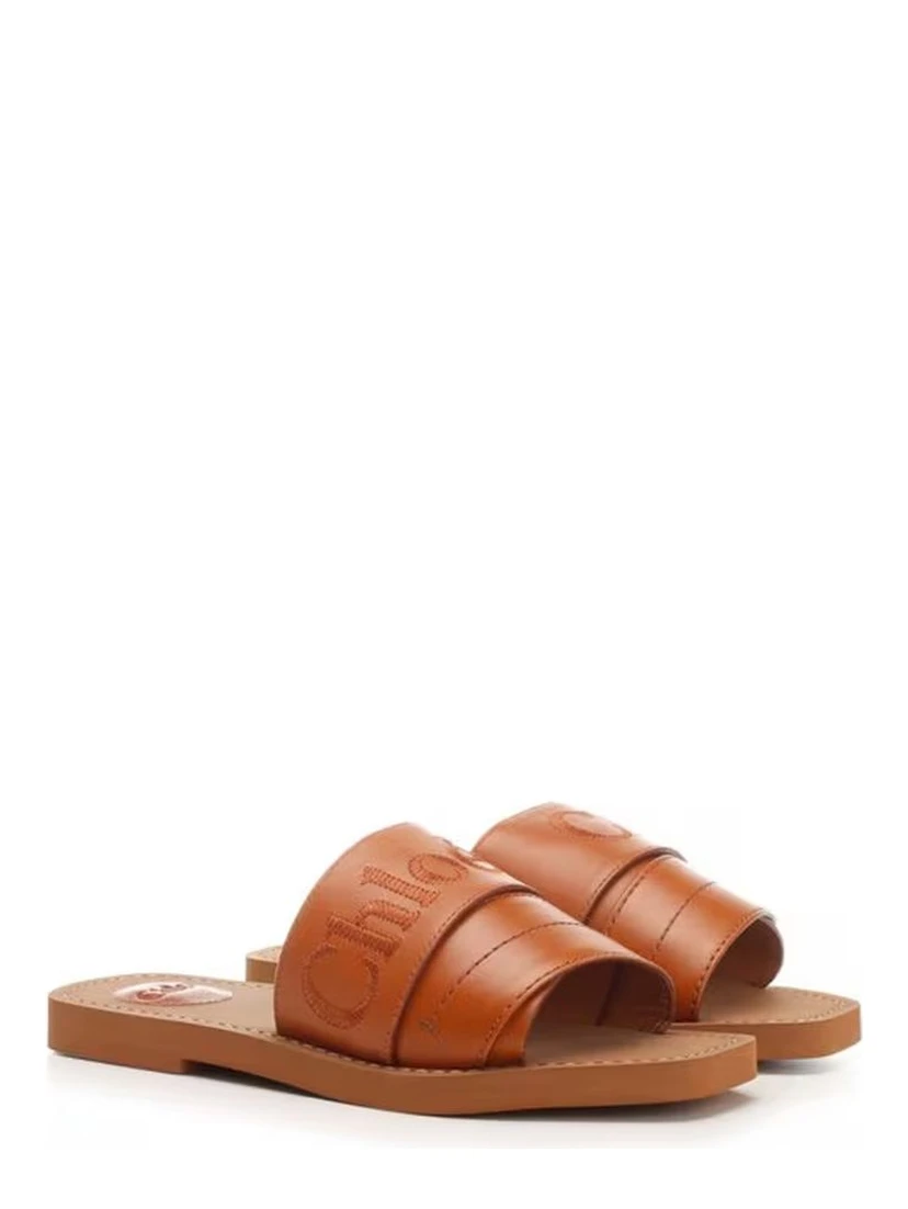 Brown Calfskin Sandals