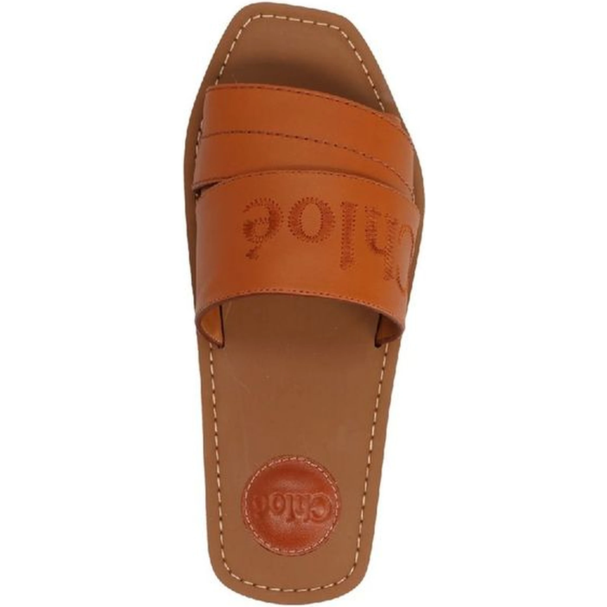 Brown Calfskin Sandals