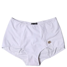 White Logo Girdle High Waist Panty Underwear