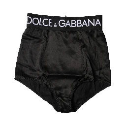 Black Logo Girdle High Waist Panty  Underwear