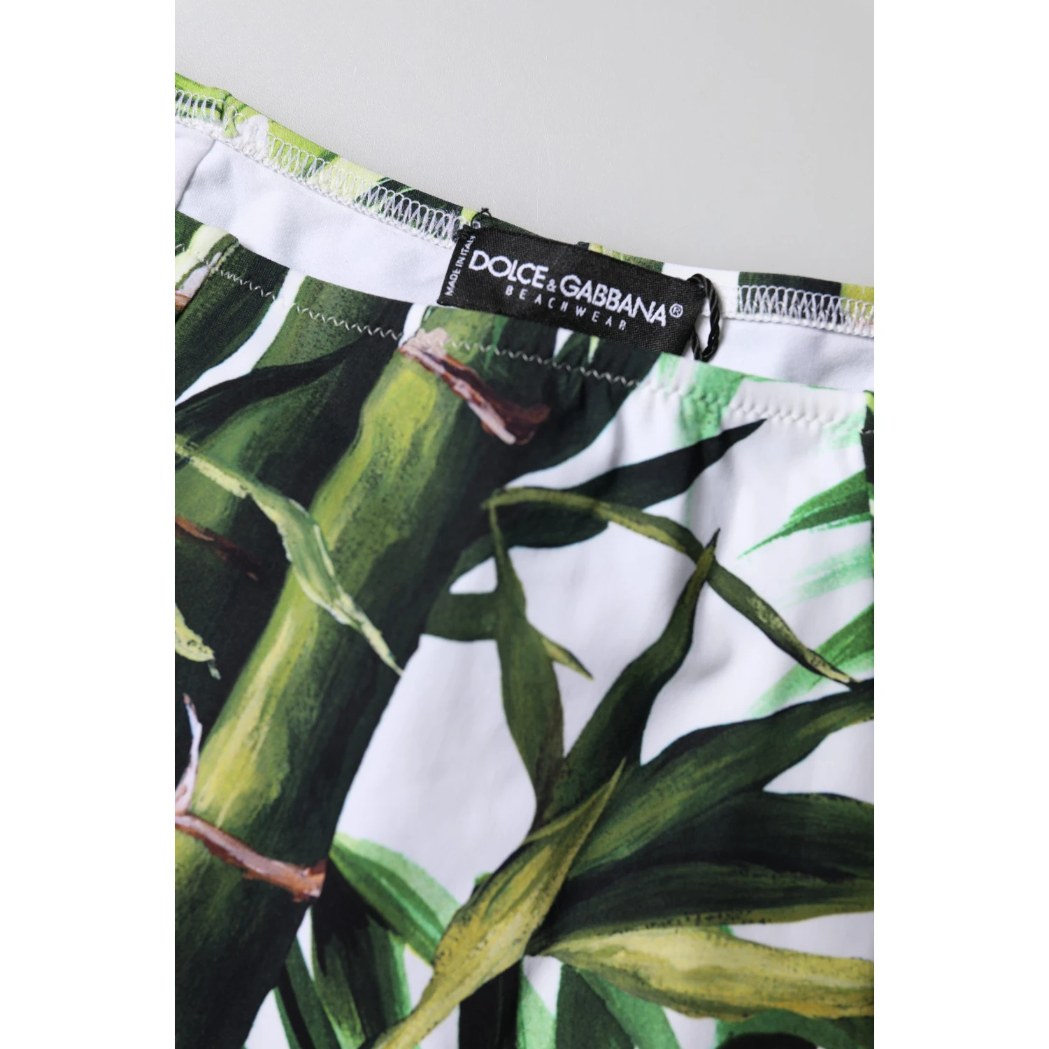 Green Leaf Print High-Waisted Girdle Underwear