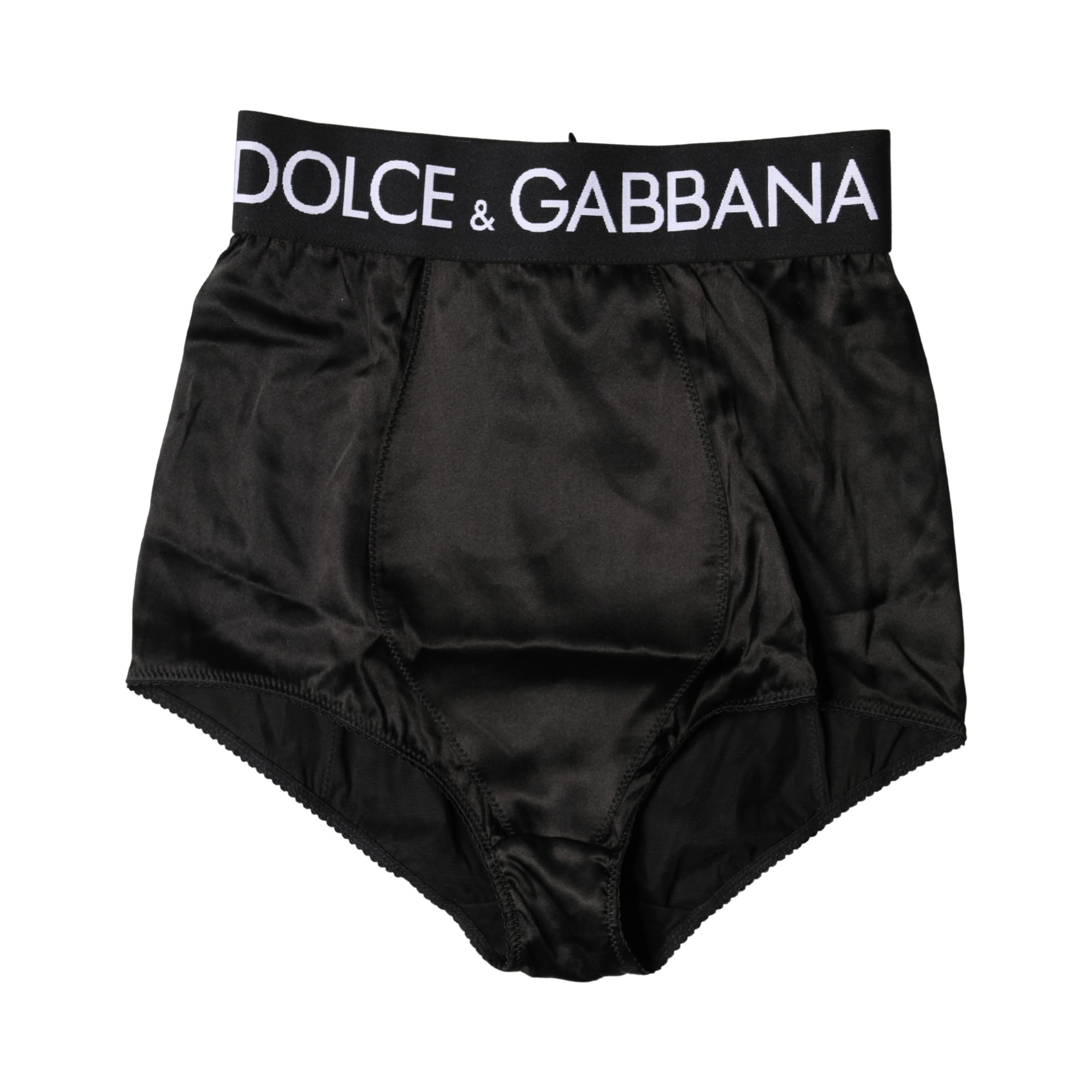 Black Logo Girdle High Waist Panty Underwear