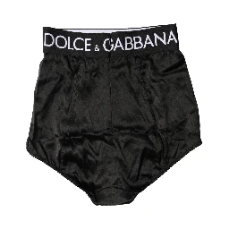 Black Logo Girdle High Waist Panty  Underwear