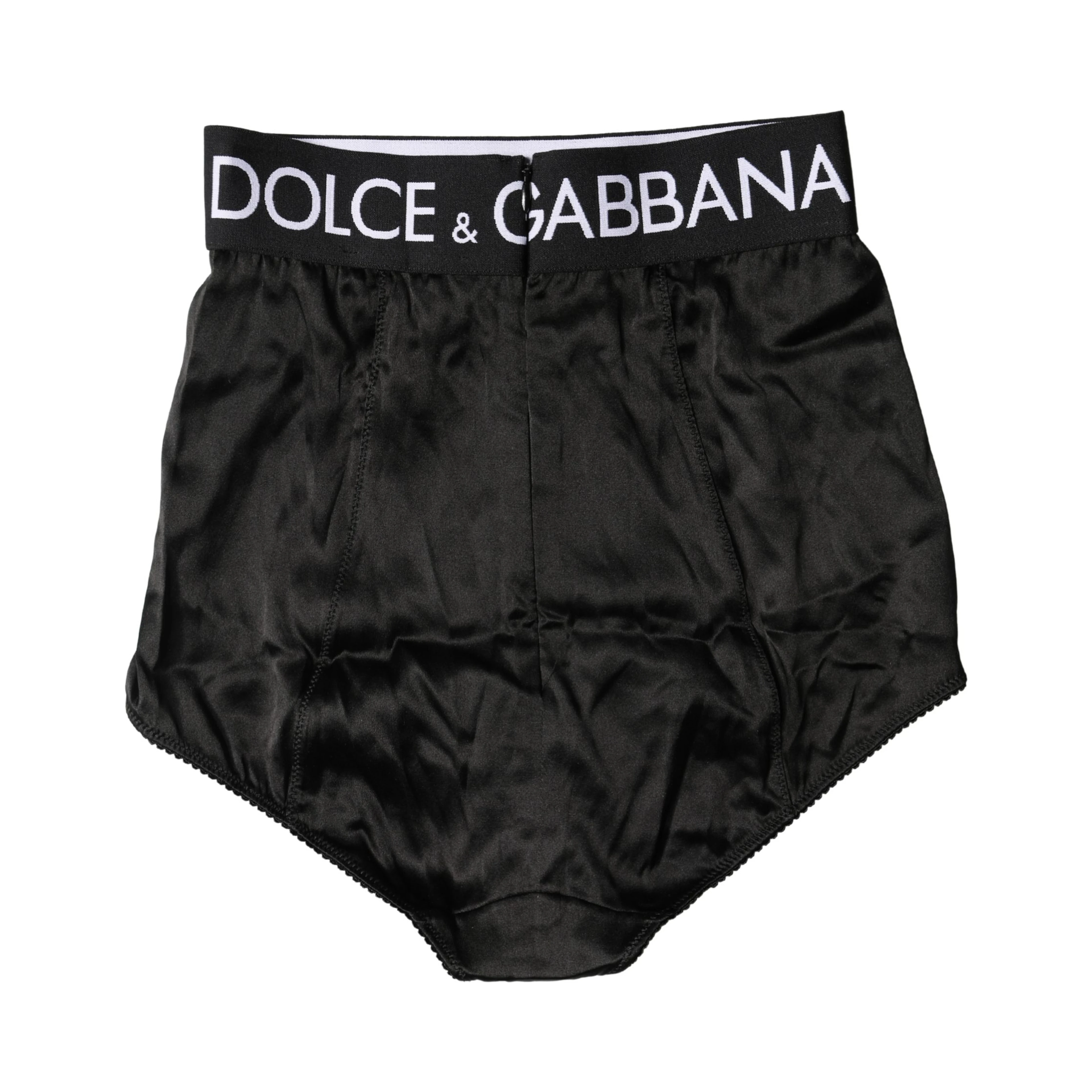 Black Logo Girdle High Waist Panty Underwear