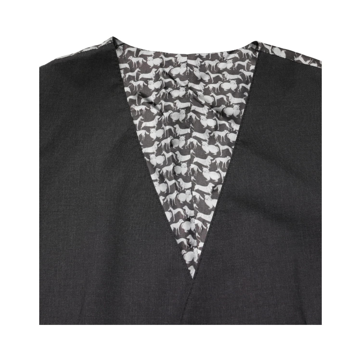 Black Wool Dress Men Formal Waistcoat Vest