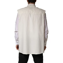 White MARTINI Cotton Men Dress Formal Shirt