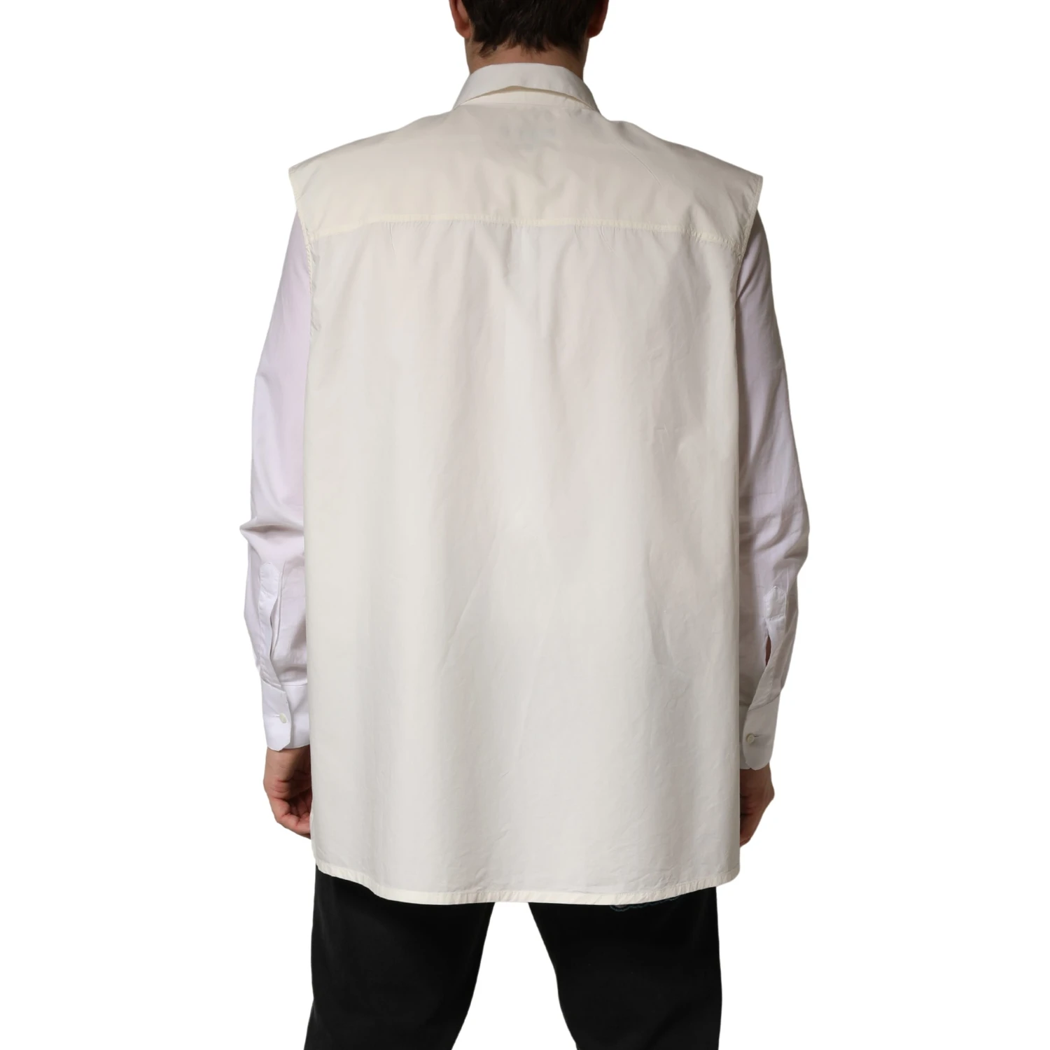 White MARTINI Cotton Men Dress Formal Shirt