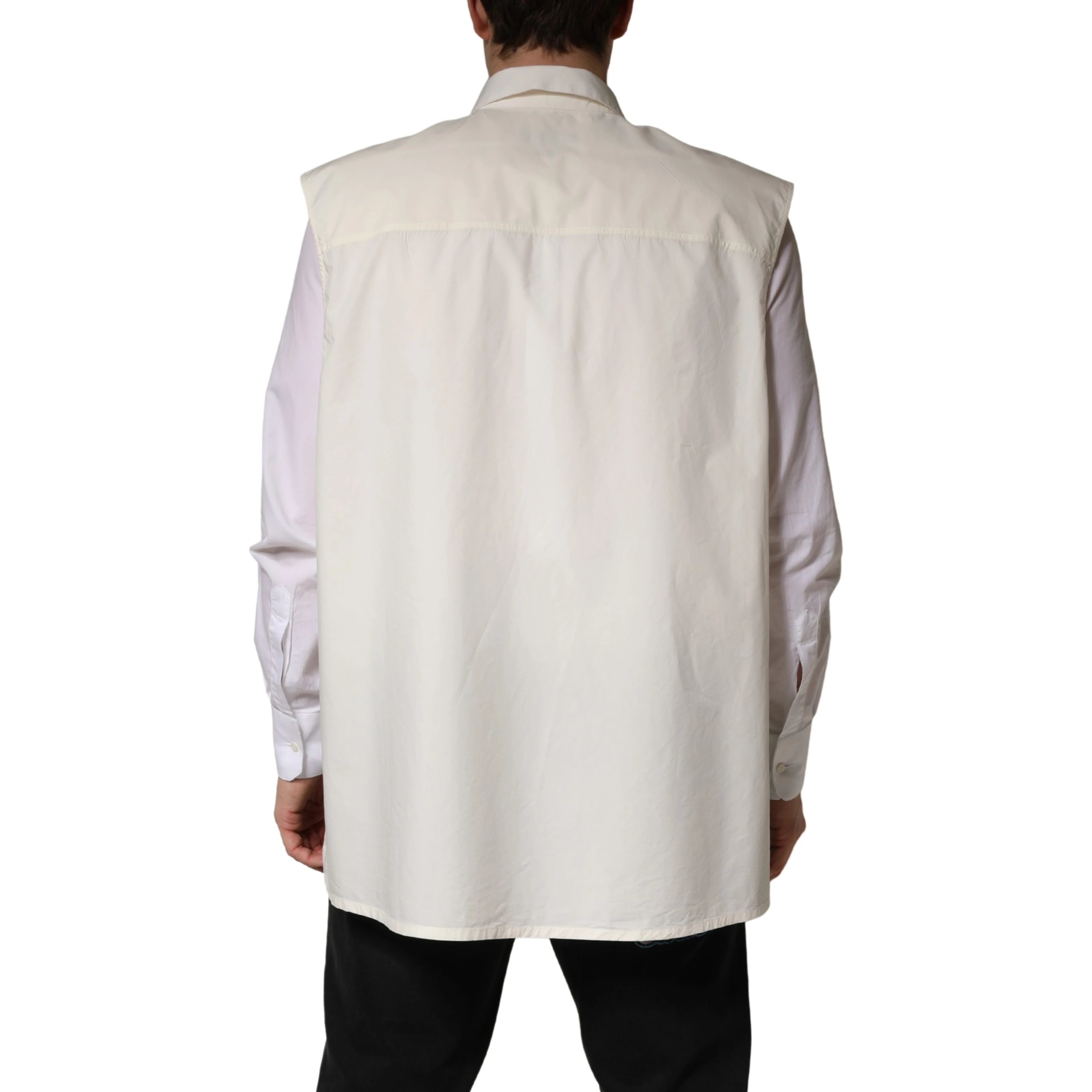 White MARTINI Cotton Men Dress Formal Shirt