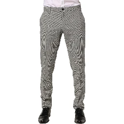 Gray Cotton Skinny Dress Formal Trouser Pants