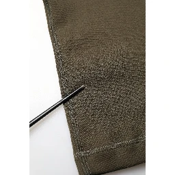 Brown Cotton Buttoned Henley Pullover Sweater