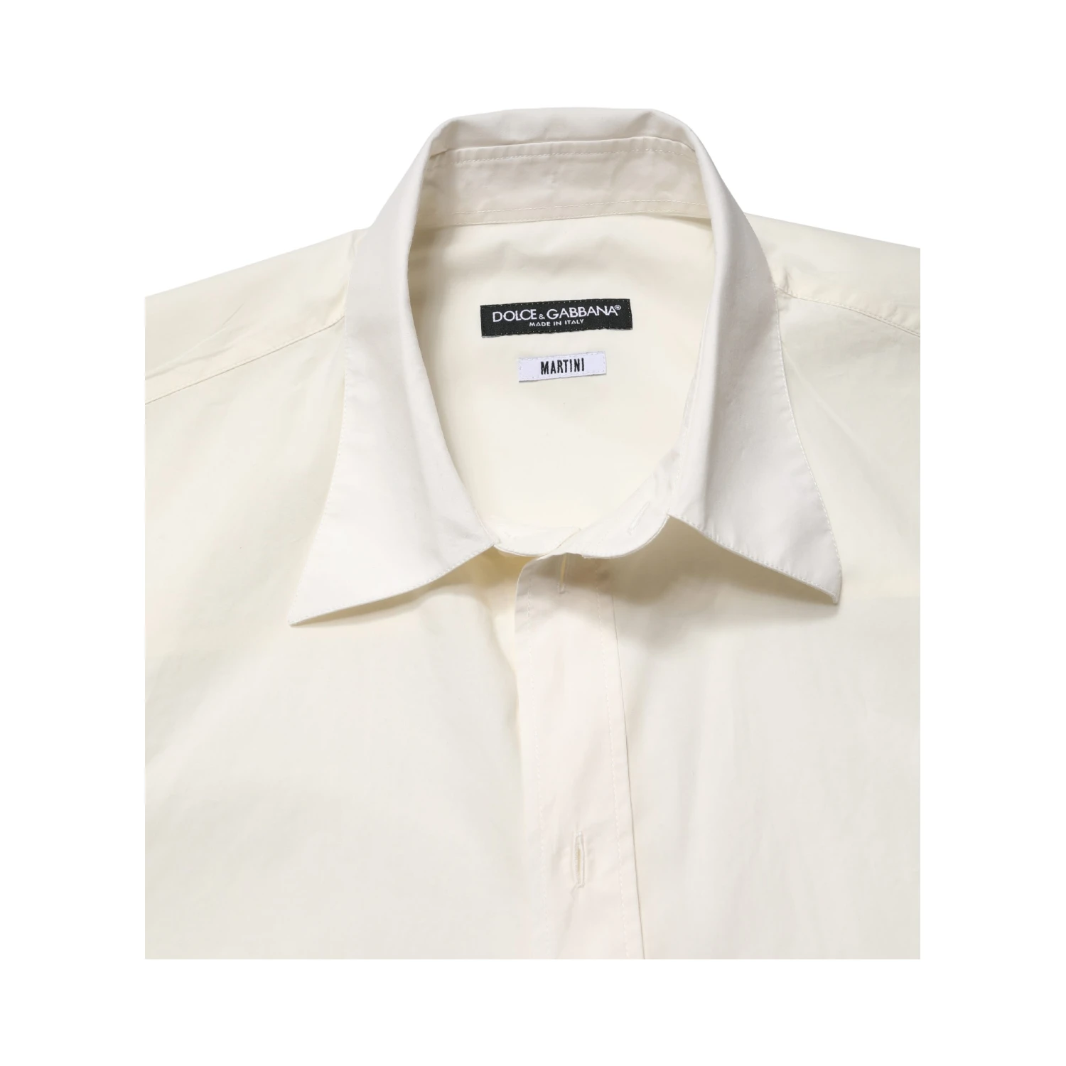 White MARTINI Cotton Men Dress Formal Shirt