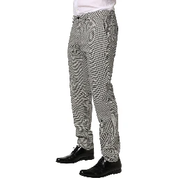 Gray Cotton Skinny Dress Formal Trouser Pants