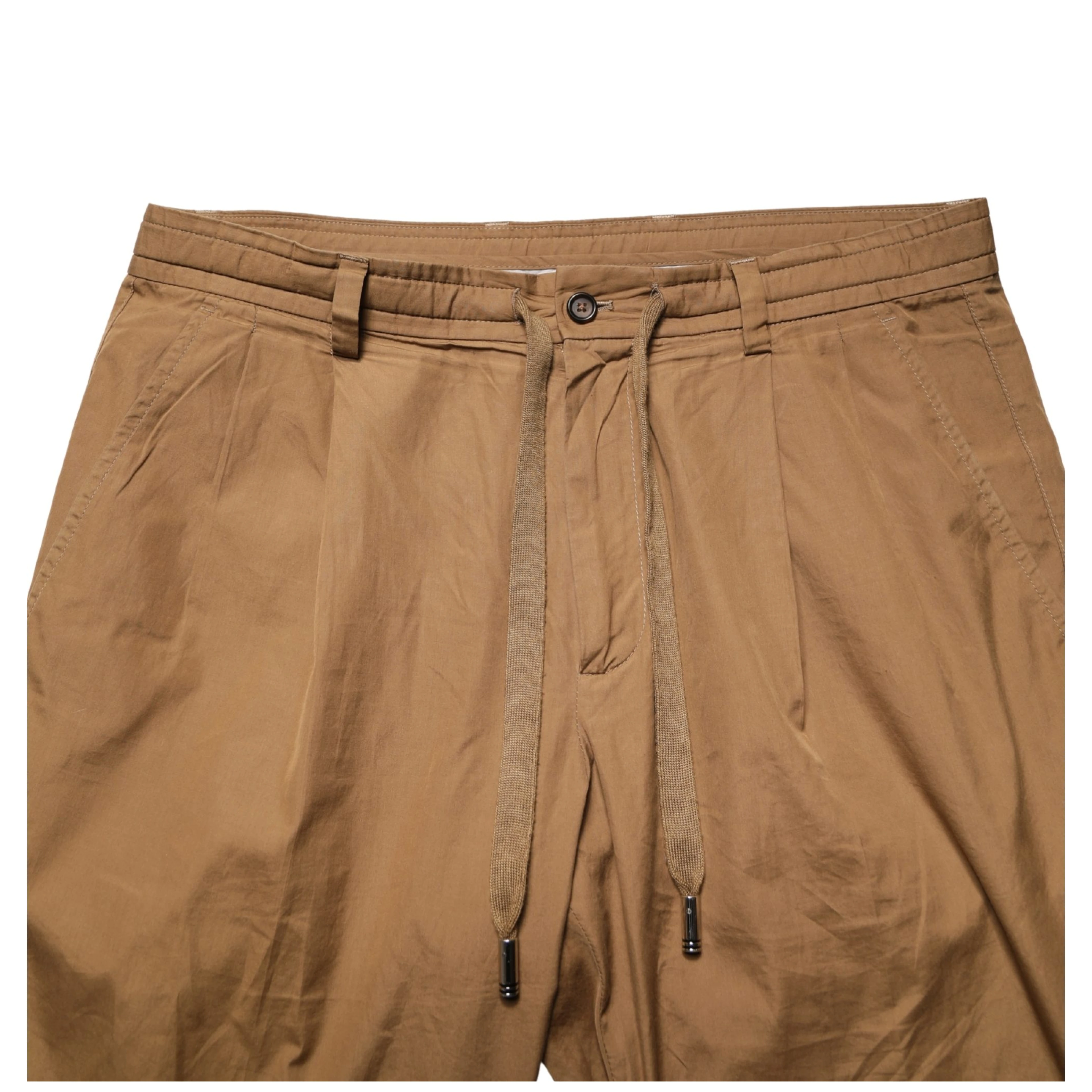 Brown Cotton Straight Chino Men Trouser Pants