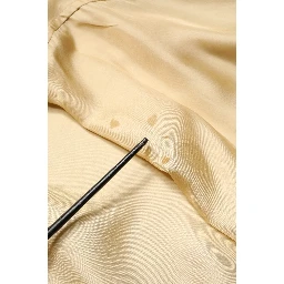 Yellow Silk Button Down Men Oversize Shirt