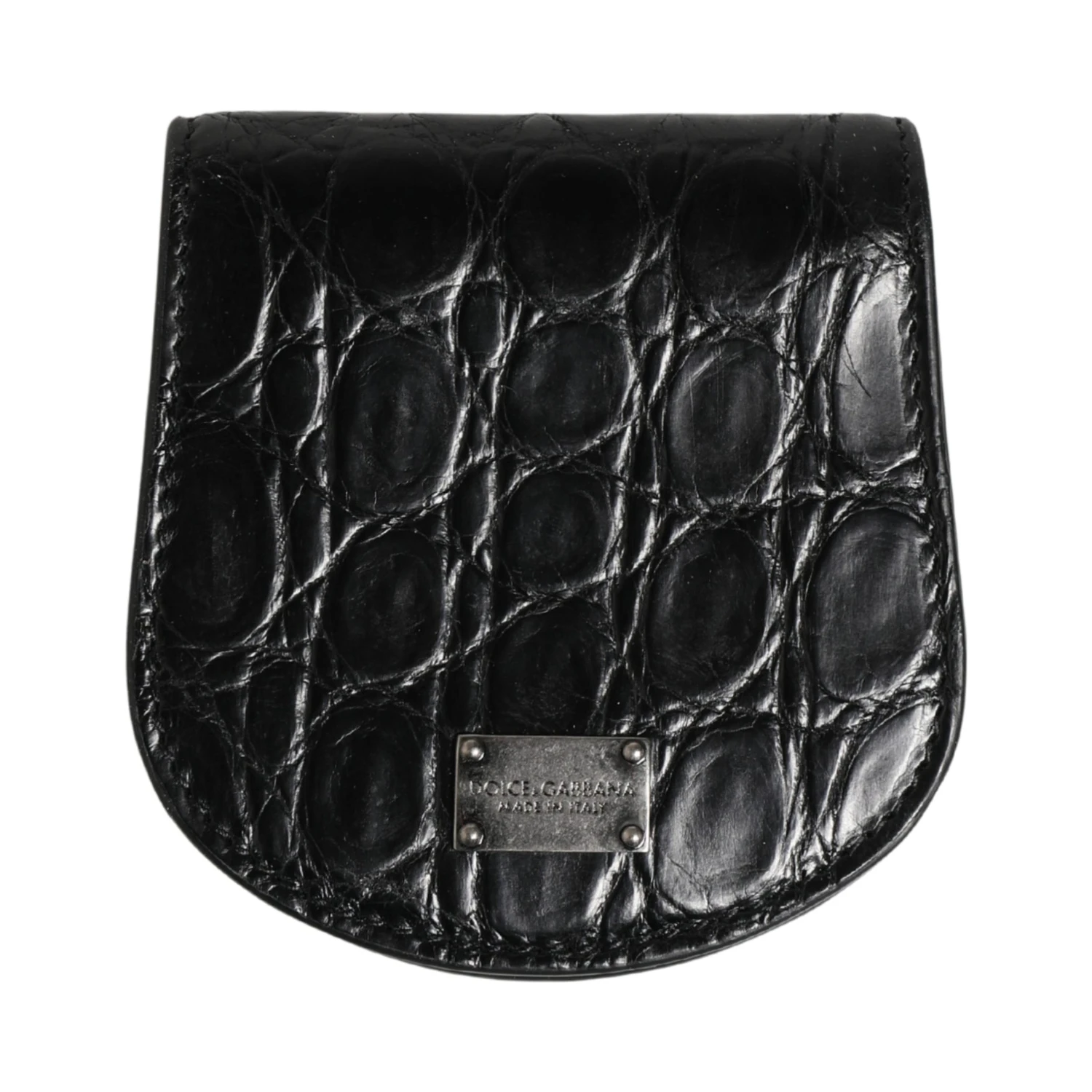 Black Exotic Skin Condom Case Holder Pocket Wallet