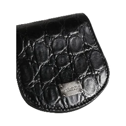 Black Exotic Skin Condom Case Holder Pocket Wallet