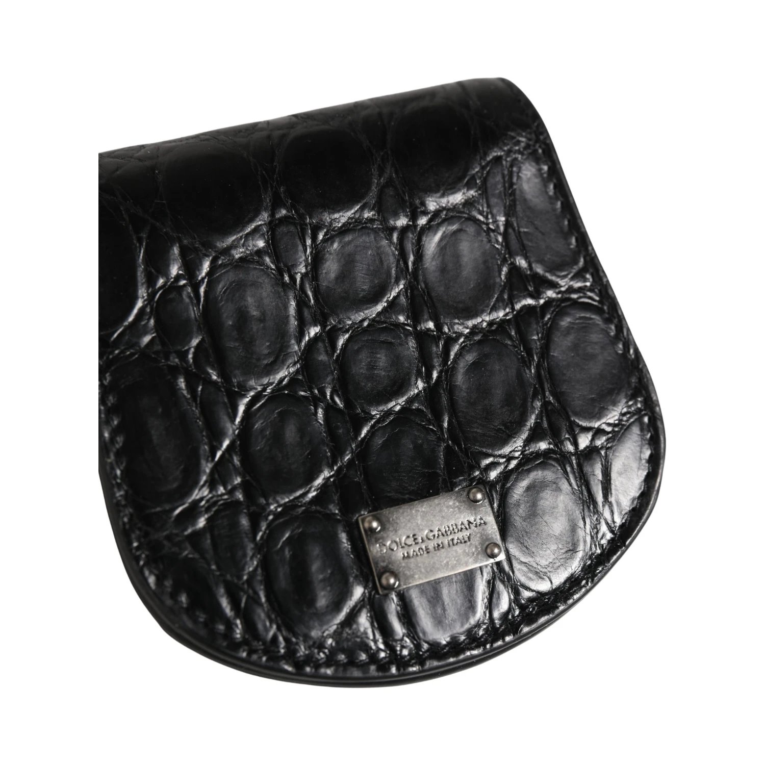 Black Exotic Skin Condom Case Holder Pocket Wallet