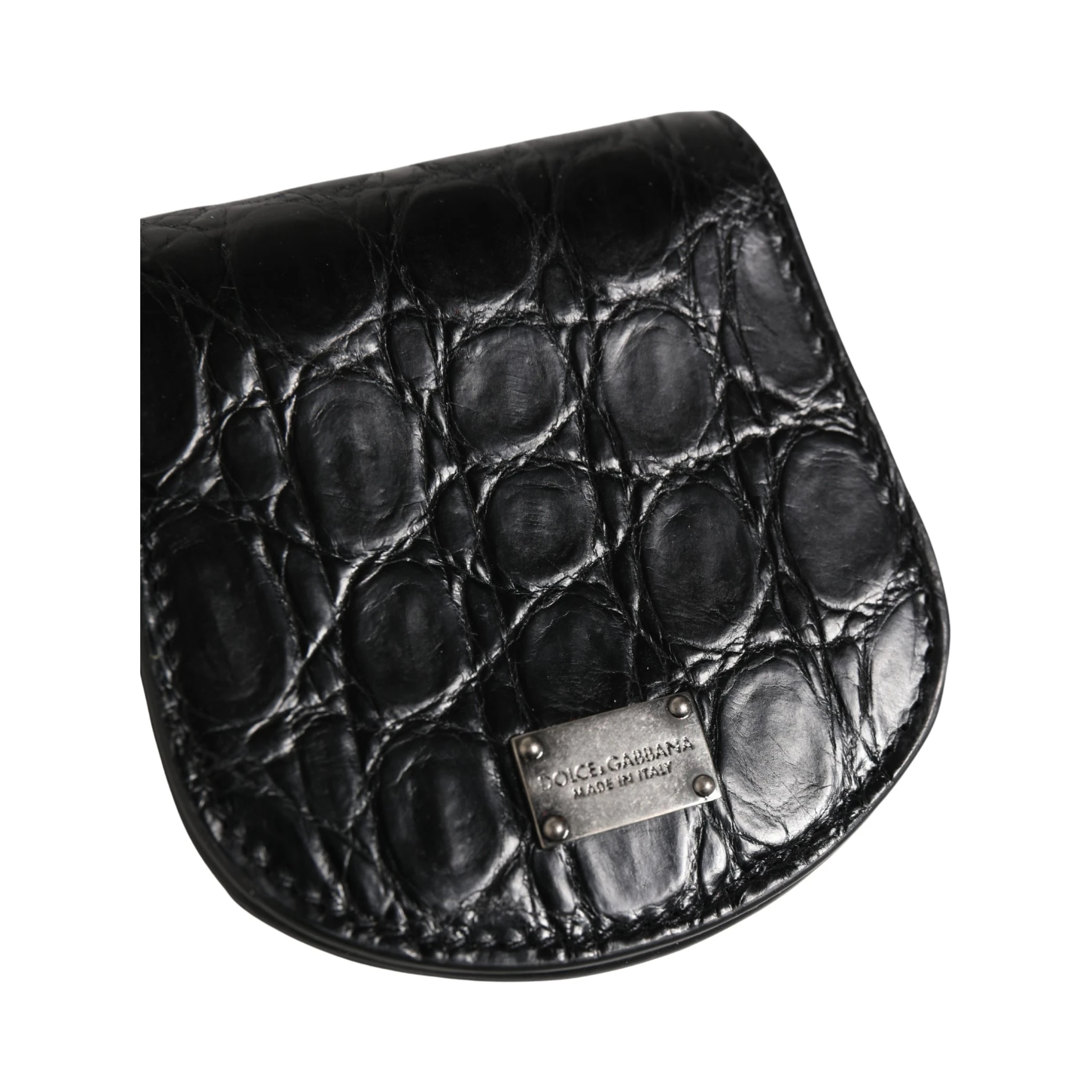 Black Exotic Skin Condom Case Holder Pocket Wallet