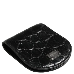Black Exotic Skin Condom Case Holder Pocket Wallet